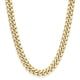 thumbnail image 1 of Collar JAXXON Cadena Cubana 8mm Bañada en Oro 14k para Hombre, 1 of 7