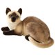 thumbnail image 1 of Peluche GUDVES, gato siamés, pelo corto, 30 cm, para niños, 1 of 9