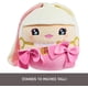 thumbnail image 3 of Muñeca de peluche Barbie Cuutopia de 25 cm con lazos de fieltro rosa y cola de caballo, 3 of 6