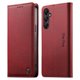 thumbnail image 1 of Funda Billetera de Cuero para [Samsung Galaxy A35], Bloqueo RFID, Tarjetas y Soporte Rojo, 1 of 5