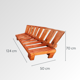 thumbnail image 2 of Sillon  Estilo Industrial Terrazas Interiores Negro Azul, 2 of 2