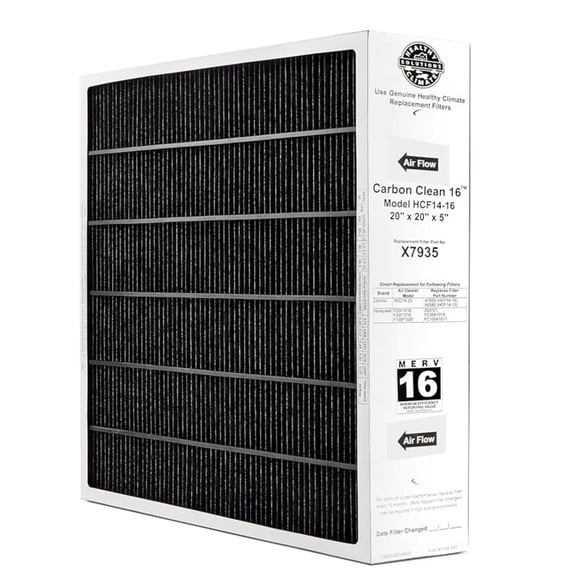 Filtro HVAC Healthy Climate Lennox X7935 MERV 16, paquete de 2
