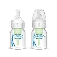 Dr. Brown'S - Pack 2 Mamaderas Anticólico Estándar 60Ml, Con Tetina Para Prematuro