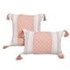 thumbnail image 4 of XmhyTop Almohada bohemia (1 pieza), 45 x 30 cm, Material de chenilla felpuda neutra, con funda y relleno incluido, ideal para sala de estar, sofá, cama, Estilo B, Azul, 4 of 5