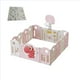 thumbnail image 1 of Corral 14 Piezas Bebé Plegable Alfombra y Juegos Dino Rosado, 1 of 7