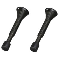 Magideal - Tope De Puerta Con Resorte De Acero, Protector De Puerta Multiusos, Fácil De Instalar, Con Cabezal De Goma Engrosado, Tope De Para Dormitorio Y Hotel.