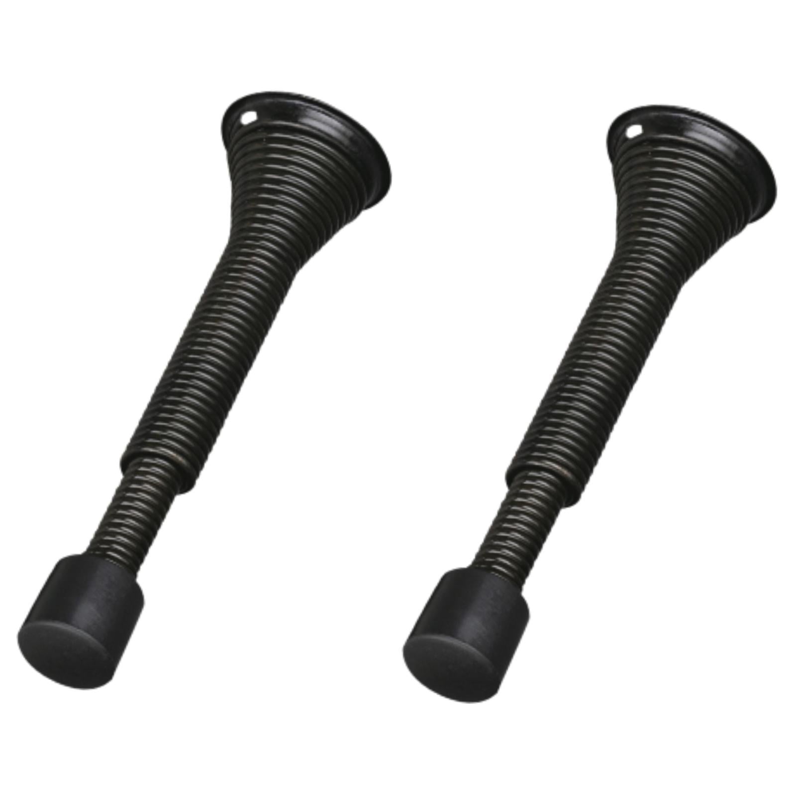 Magideal - Tope De Puerta Con Resorte De Acero, Protector De Puerta Multiusos, Fácil De Instalar, Con Cabezal De Goma Engrosado, Tope De Para Dormitorio Y Hotel.