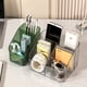 thumbnail image 5 of Organizador transparente para brochas de maquillaje, vitrina para cosméticos, caja de almacenamiento de escritorio para productos de belleza, lápiz labial, joyas, artículos de papelería en tocador, ba, 5 of 7