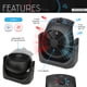 thumbnail image 3 of Calefactor y ventilador portátil Techni Home Dual Comfort 1500W, 3 of 8