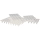 thumbnail image 1 of Protectores para alfombra SoftTouch cuadrados adhesivos transparentes antiabolladuras de 4 pulgadas, 1 of 6