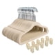 thumbnail image 1 of Colgador De Ropa Antideslizante Para Bebés Y Niños Paquete De 30 Unidades Color Beige, 1 of 5