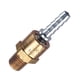 thumbnail image 2 of Conector giratorio Air Line Tru-Flate de latón de 1/4 pulgadas Macho, 1 pieza, 2 of 2