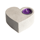 thumbnail image 1 of Portavela Corazón Artesanal De Cemento Para Vela Tealight, 1 of 3
