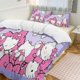 thumbnail image 3 of Hello Kitty Bedding Set for Girls Kids Teen Tween Ultra Soft Microfiber Comforter Set Twin Size with 3-Pieces Comforters Bed Sets Bedroom Decor Bed Sheets, 3 of 5