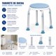 thumbnail image 4 of Piso De Baño Ducha Giratorio Antideslizante Altura Ajustable, 4 of 4