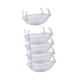 thumbnail image 3 of Paquete de 5 Platillos Transparentes para Plantas con Ganchos, Bandeja de Goteo para Drenar El Agua, Recipiente Decorativo para Plantas para El Alféiz, 3 of 5