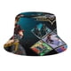 thumbnail image 1 of Los Corazones del Reino Sombrero bucket para adultos, gorra de protección solar, sombrero de pescador plegable para viajes al aire libre, pesca y actividades de verano, 1 of 6