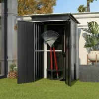 Recilock - Bodega Exterior Techo Simple 120X120 1.44 M2 - Black Ss-04