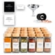 thumbnail image 3 of Set de tarros para especias SAVVY & SORTED Glass con etiqueta de 120 ml, 24 unidades, 3 of 9
