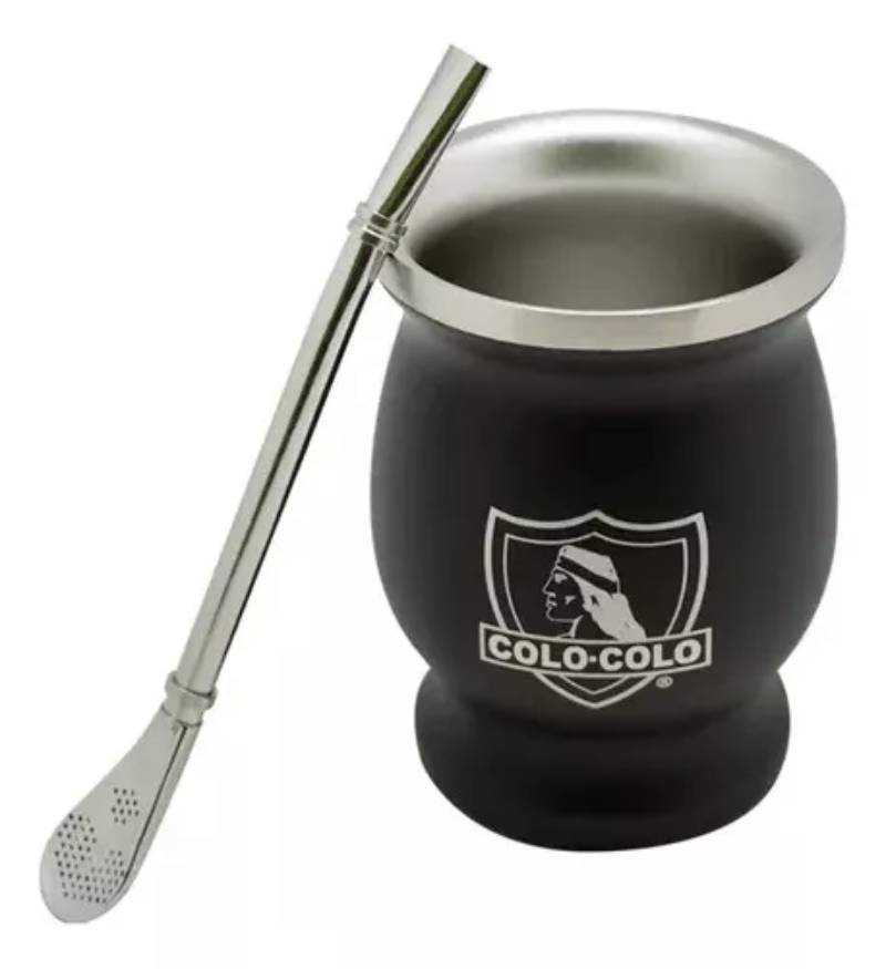 Titanio - Set Mate Con Bombilla Colo Colo Matero 200Ml