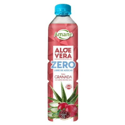 Bebida Aloe Vera Granada Zero Botella 1 L Amane