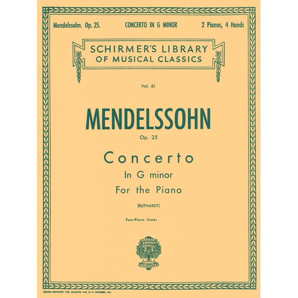 Dúo de piano G. Schirmer, Inc. Op. 25 NFMC 2024‑2028