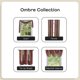 thumbnail image 5 of Cortinas con cenefa en forma de cascada ACHIM Soft Ombre, color burdeos, 46 x 40 pulgadas, 5 of 6