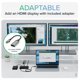 thumbnail image 4 of Carga portátil Thunderbolt 4 Hub TBT4-HUB3C de 60 W, 4 of 9