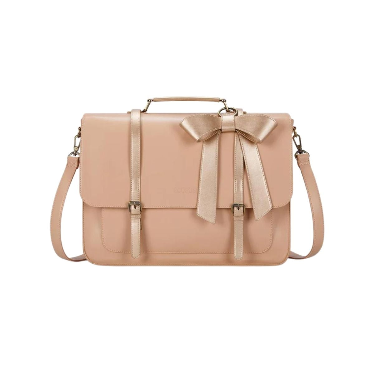 Ecosusi Maletín Y Mochila Cocoa Truffle Para Notebook 15.6" - Rosa