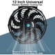 thumbnail image 3 of Ventilador BlackHorseRacing ER9803 12V 80W 800 CFM, 3 of 3