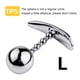 thumbnail image 1 of 1pc Portable Flexible Metal Anal Plug with Base Design - Outdoor Wearable Anal Beads for Men's Pleasure and Prostate Massage, 1 of 3