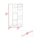 thumbnail image 3 of Biblioteca 1 Puerta Momi 120x61,6x30 Cm Bardolino Y Blanco, 3 of 3