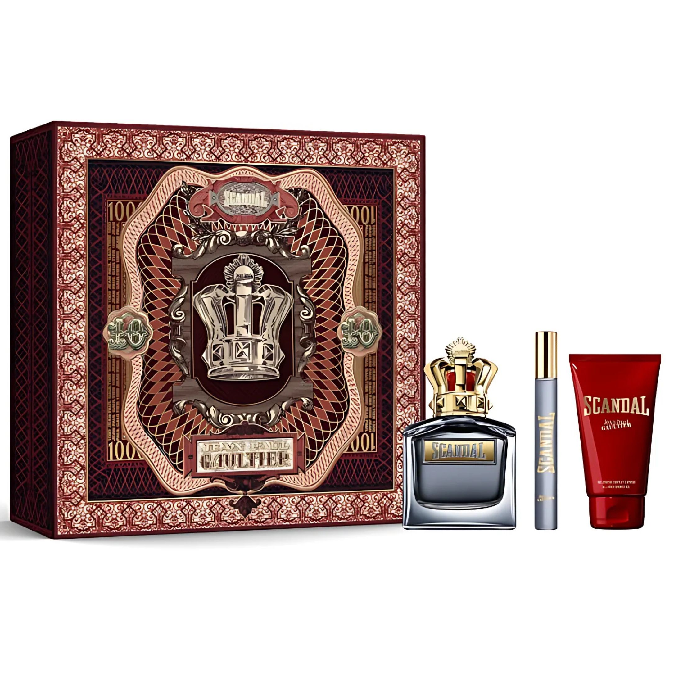 Jean Paul Gaultier Scandal Pour Homme Edt 100Ml+10Ml+Gel 75Ml