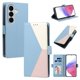 thumbnail image 1 of Funda Tipo Libro para Samsung Galaxy A18 con Ranuras, Azul Claro, 1 of 6