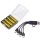 thumbnail image 1 of Batería AA Nitecore NH2400 1.5V Litio 2400mAh Recargable USB-C, 1 of 6