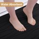 thumbnail image 4 of Alfombra de baño Buganda, espuma viscoelástica, 30 x 20 cm, extra suave, color negro, 4 of 8