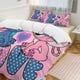 thumbnail image 3 of Comforter Set Queen Size Love Stitch Set with 2 Pillowcases for All SeasonsBedding Set 3pcs for Kids Boys Girls Bedroom Decor Bed Sheets, 3 of 5