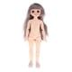 thumbnail image 4 of 28cm Ball Jointed Girl Doll Body DIY Flequillo De Pelo Liso Gris, 4 of 5