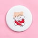 thumbnail image 1 of 1PCS Mini Mirror Cartoon Touch Up Makeup Cartoon Small Mirror Skin Care Tools Pu Handheld Small Round Mirror Health & Beauty, 1 of 3