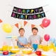 thumbnail image 2 of Banner de fiesta HZYYJCK con tema de feliz cumpleaños de los 80, 2 of 7