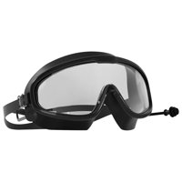 Ioensy - Gafas De Natación Gafas De Natación Gafas De Buceo De Marco Grande Con Tapones Para Los Oídos Negro Caja Transparente
