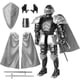 thumbnail image 1 of Figura de acción de caballero Chain-Forces, armadura negra con múltiples articulaciones, 1 of 7
