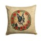 thumbnail image 1 of Cojín Caroline's Treasures Boston Terrier Christmas, 1 of 5