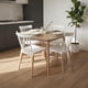 thumbnail image 1 of Comedor Mesa Cosmo Natural 70x70 cm + 4 Sillas Windsor Blanca, 1 of 4