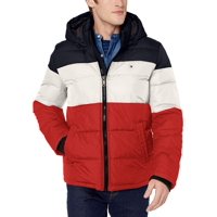 Chaqueta Tommy Hilfiger Para Hombre, Con Capucha, Acolchada, Talla Xs, De Nailon