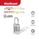thumbnail image 2 of Candado Kwikset de combinación de 3 dígitos color plateado (1 unidad), 2 of 6