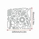 thumbnail image 5 of Matrices de corte de metal TOLOVIS, paraguas y corazones, 11 x 14 cm, 5 of 5