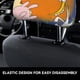 thumbnail image 4 of Vaca y Pollo Funda Protectora Universal para Reposacabezas de Coche, Funda Elástica para Reposacabezas de Asiento de Auto, Funda de Tela Antipolvo, Accesorios de Interior 2 Piezas, 4 of 6