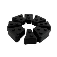 Magideal - Amortiguador De Rueda Trasera Cojinete De Goma Buje De Repuesto Casquillo De Transmisión De Caucho Para Una Absorción Superior Adecuado Para Reparaci 1 Juego