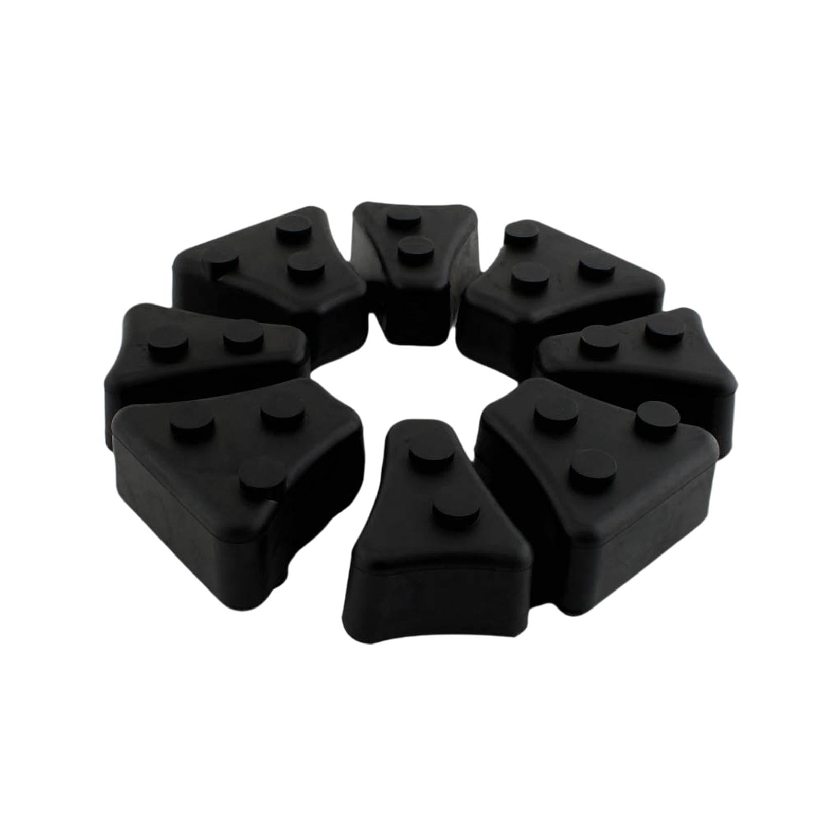 Magideal - Amortiguador De Rueda Trasera Cojinete De Goma Buje De Repuesto Casquillo De Transmisión De Caucho Para Una Absorción Superior Adecuado Para Reparaci 1 Juego